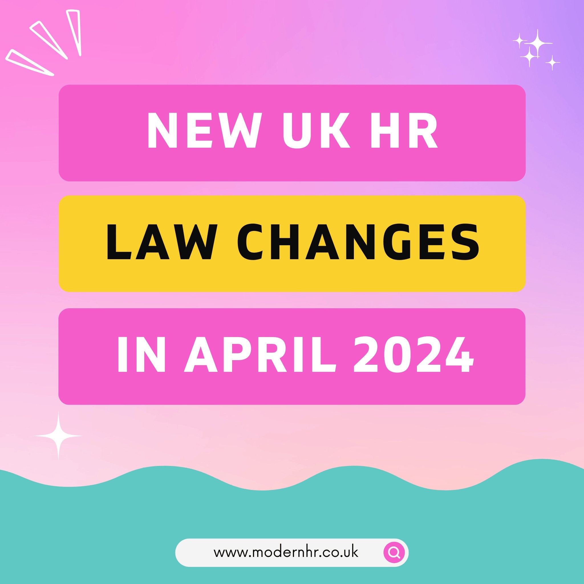 New UK HR law changes in April 2024 Modern HR