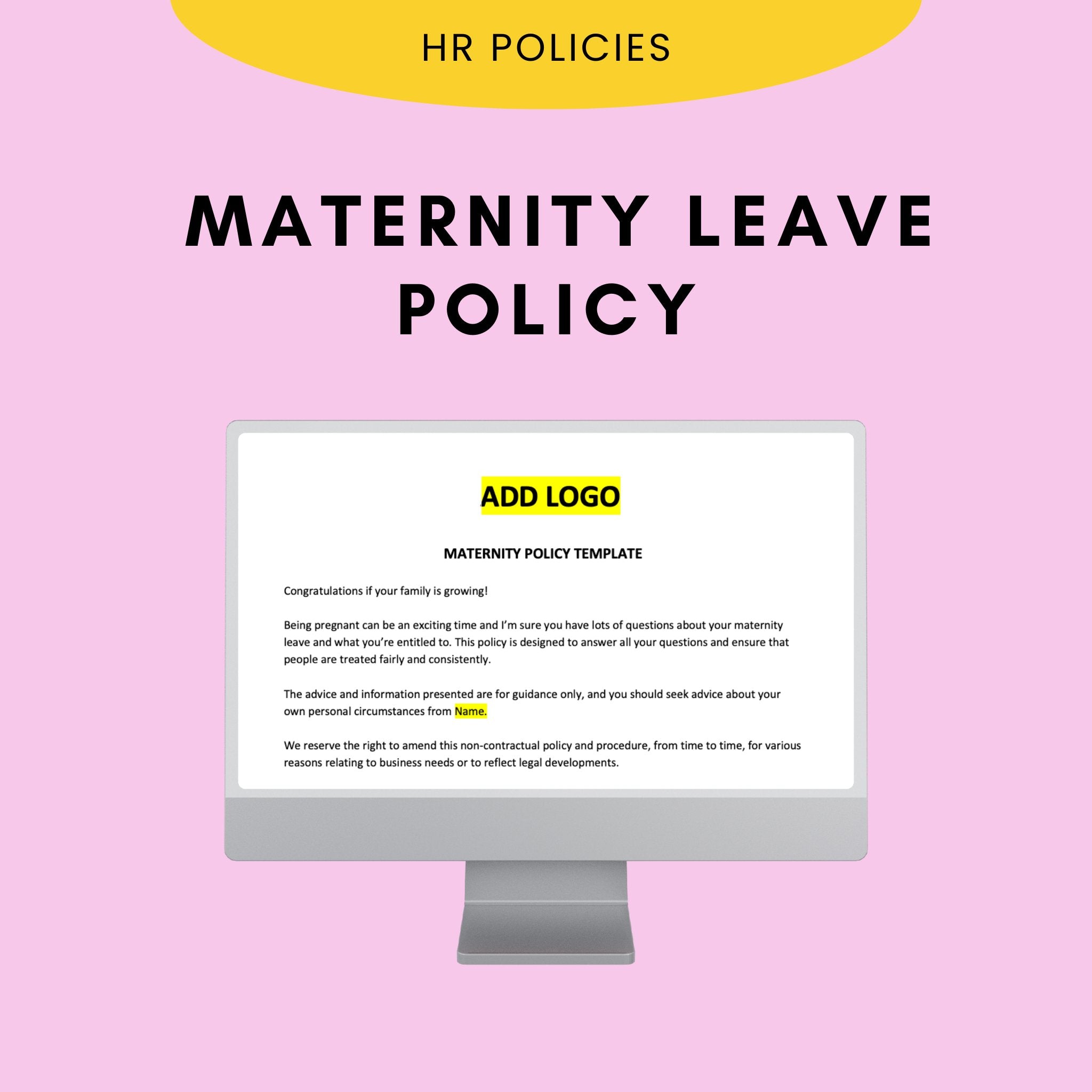 Maternity Leave Policy Modern HR