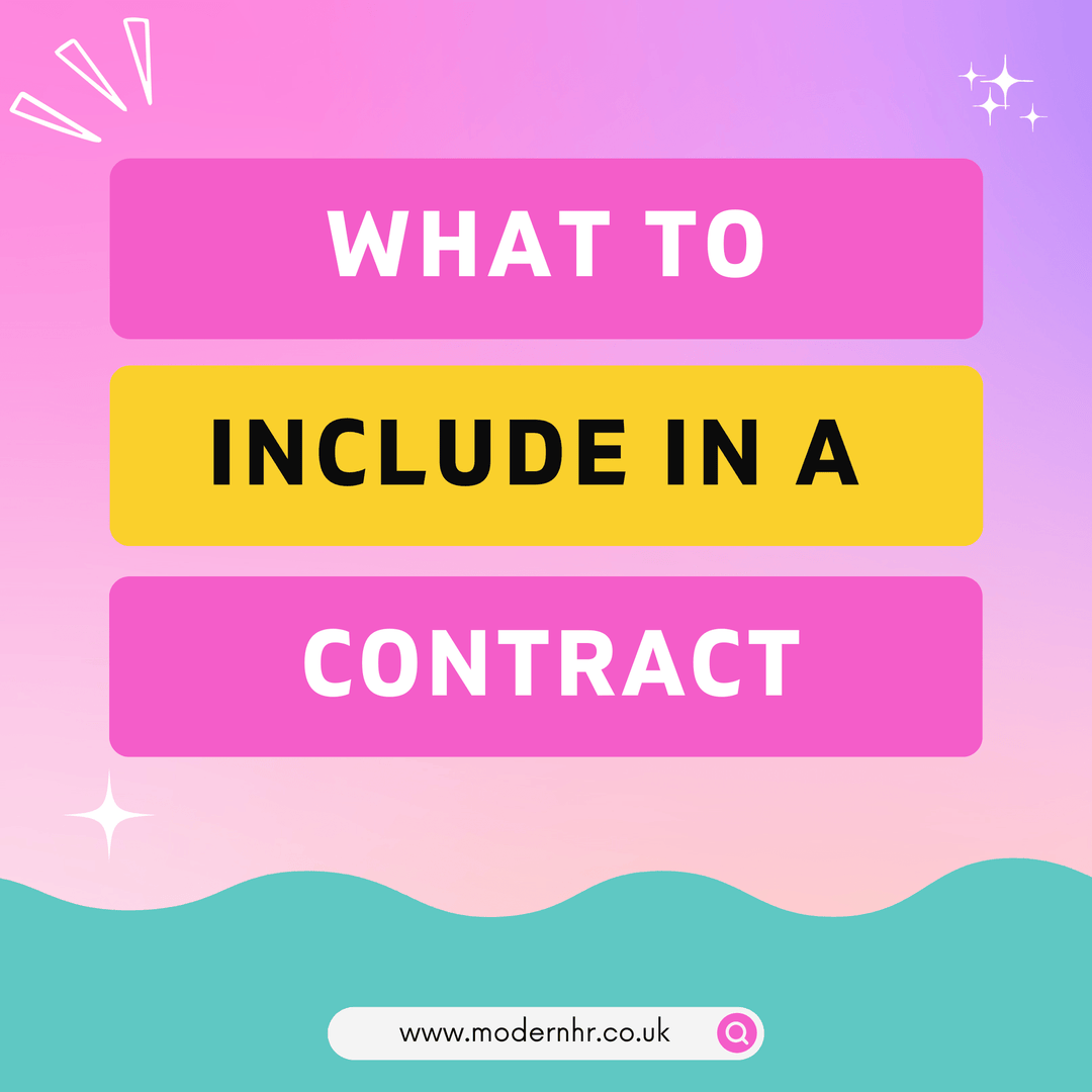 What Should Be Included in a UK Employee Contract? A Complete Checklist - Modern HR