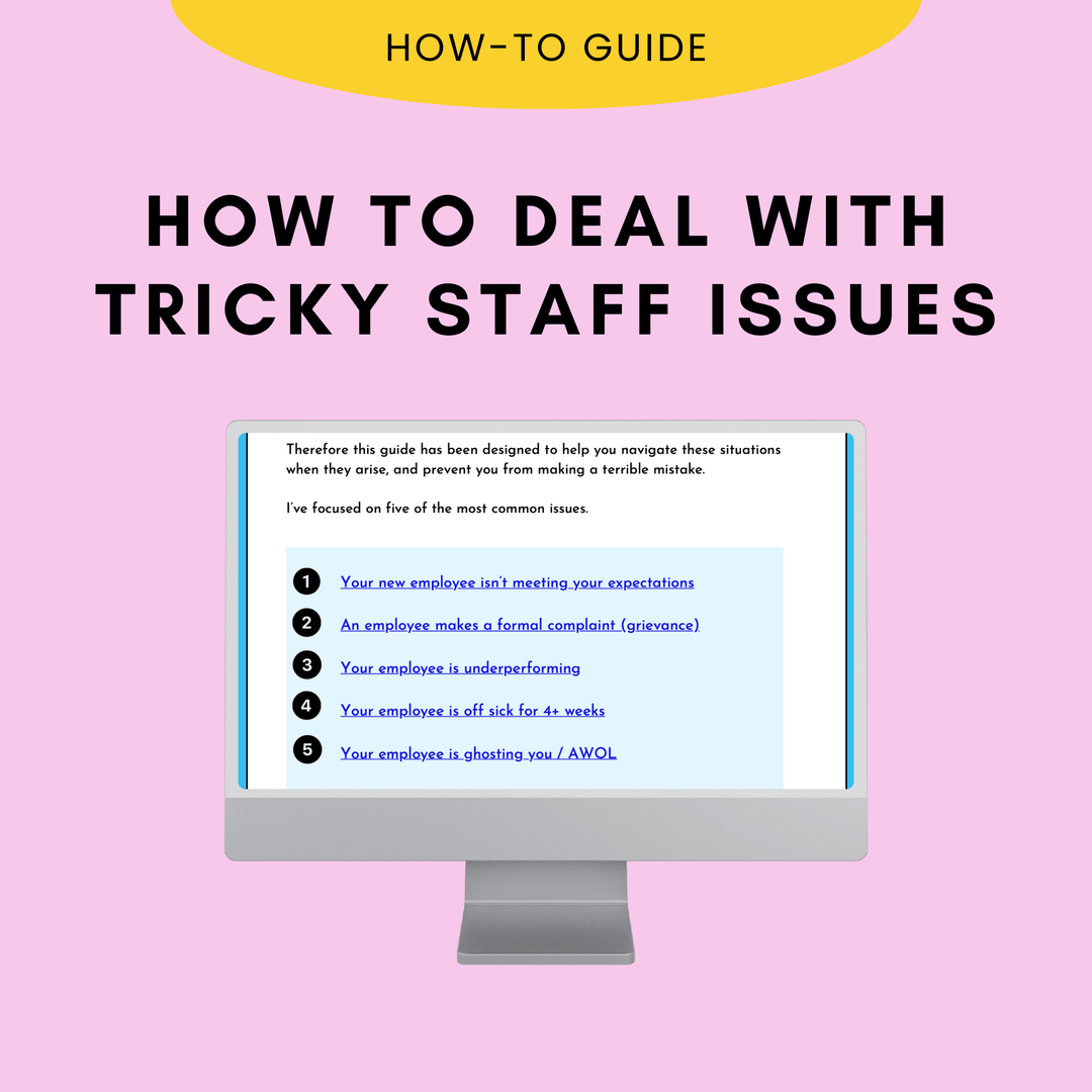 How to Deal with Tricky Staff Issues - Modern HR