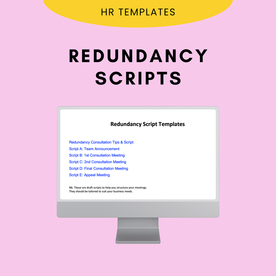 Redundancy Script Templates - Modern HR