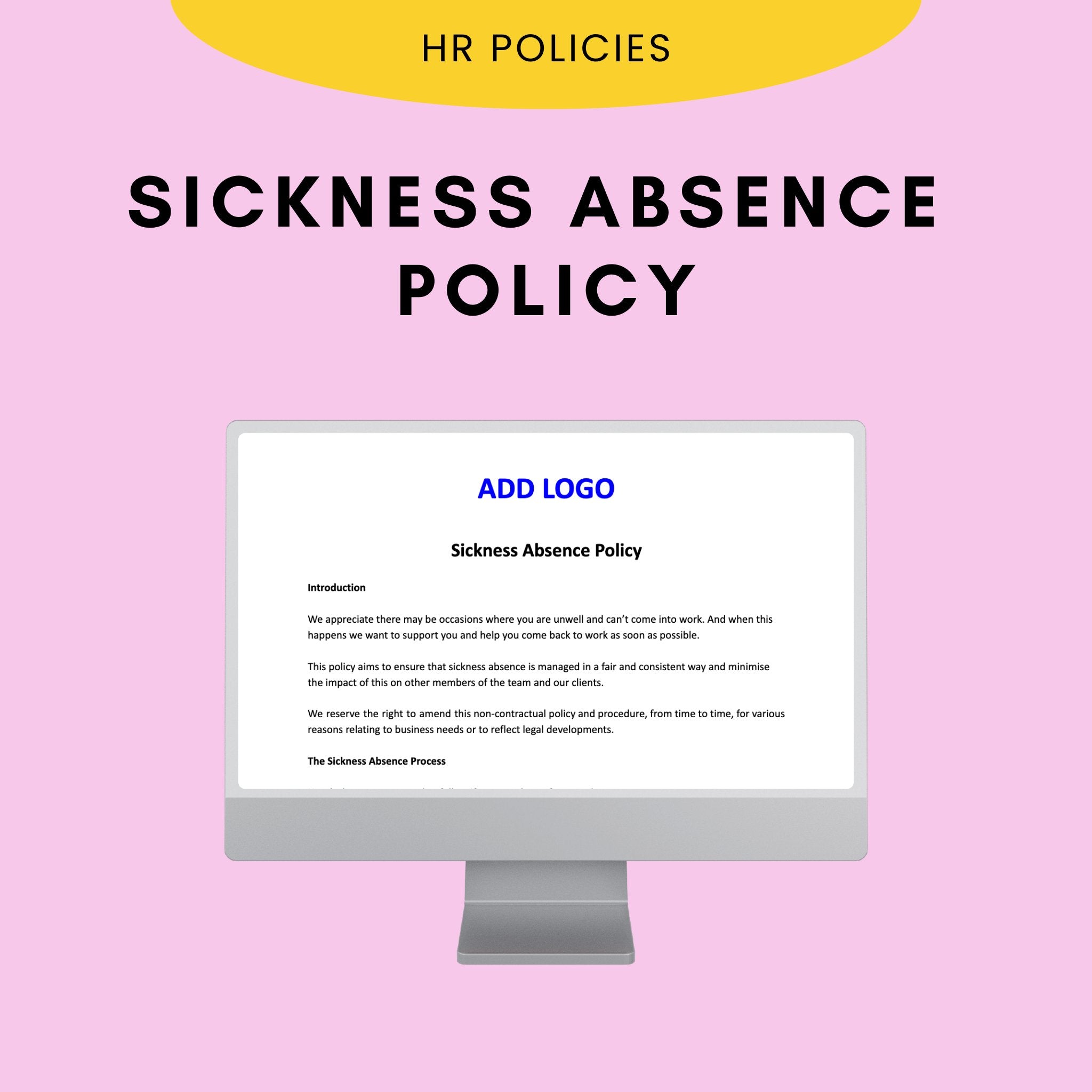 Sickness Absence Templates – Modern HR